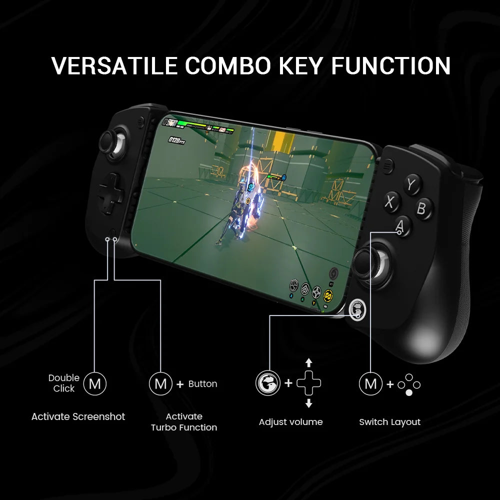 GameSir X5 Lite Mobile Gaming Controller for Android iPhone 16/15 - Lightweight Design, Hall Effect, No-Drift, App Customization
