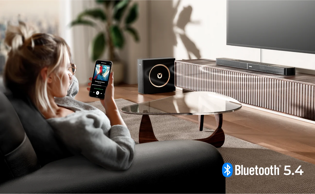 ULTIMEA Skywave F30 Soundbar 3.1.2ch 300W Dolby Atmos Soundbar, with 5.25'' Wired Subwoofer, Home Theater for TV, APP Control