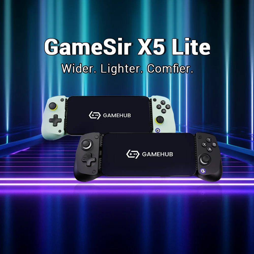 GameSir X5 Lite Mobile Gaming Controller for Android iPhone 16/15 - Lightweight Design, Hall Effect, No-Drift, App Customization